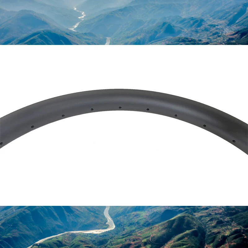 24er 520 MTB Carbon Rim 38mm Wide 25mm Deep Tubeless Clincher 24 28 32 36 Holes
