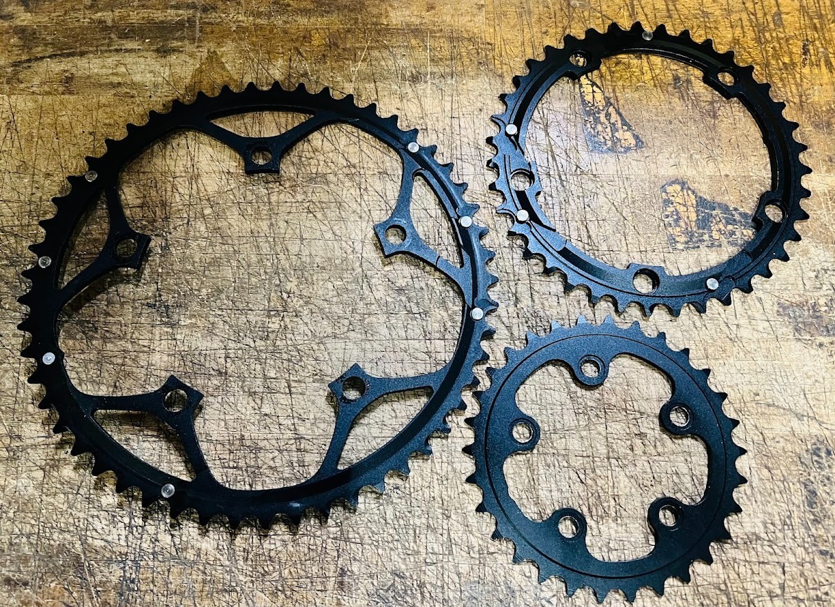 TRIPLE Chainring SET Road Bike Set 53T 39T 30T – 130/74BCD Shimano FSA – *NEW*
