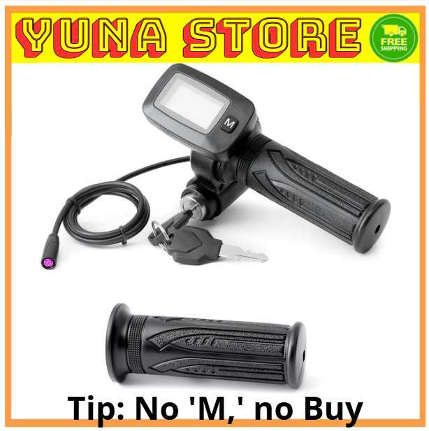 48V Ebike Speedometer Throttle with M Key Replacement for Tuttio Soleil 01