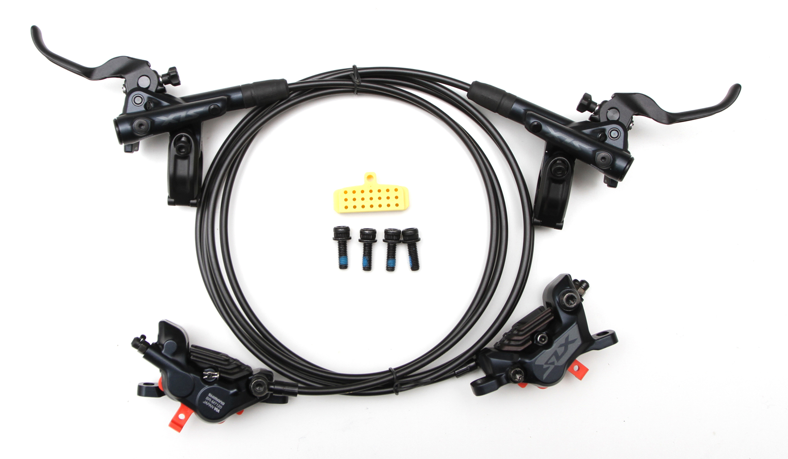 SHIMANO SLX BR-M7120 BL-M7100 Bike 4-Piston MTB Hydraulic Disc Brake Set (OE)
