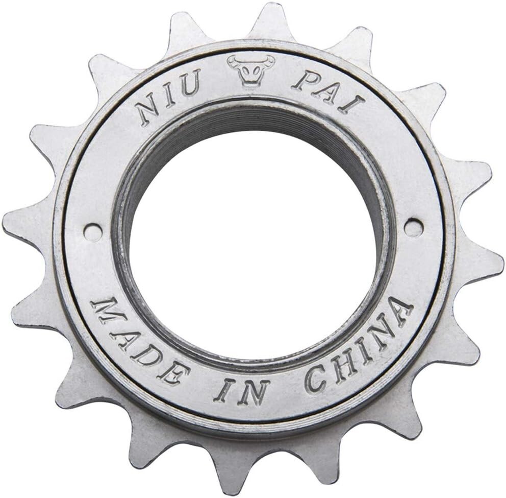 New Main Drive Freewheel 16t 16 tooth 1/8 Silver Bike Bicycle Replacement Gear