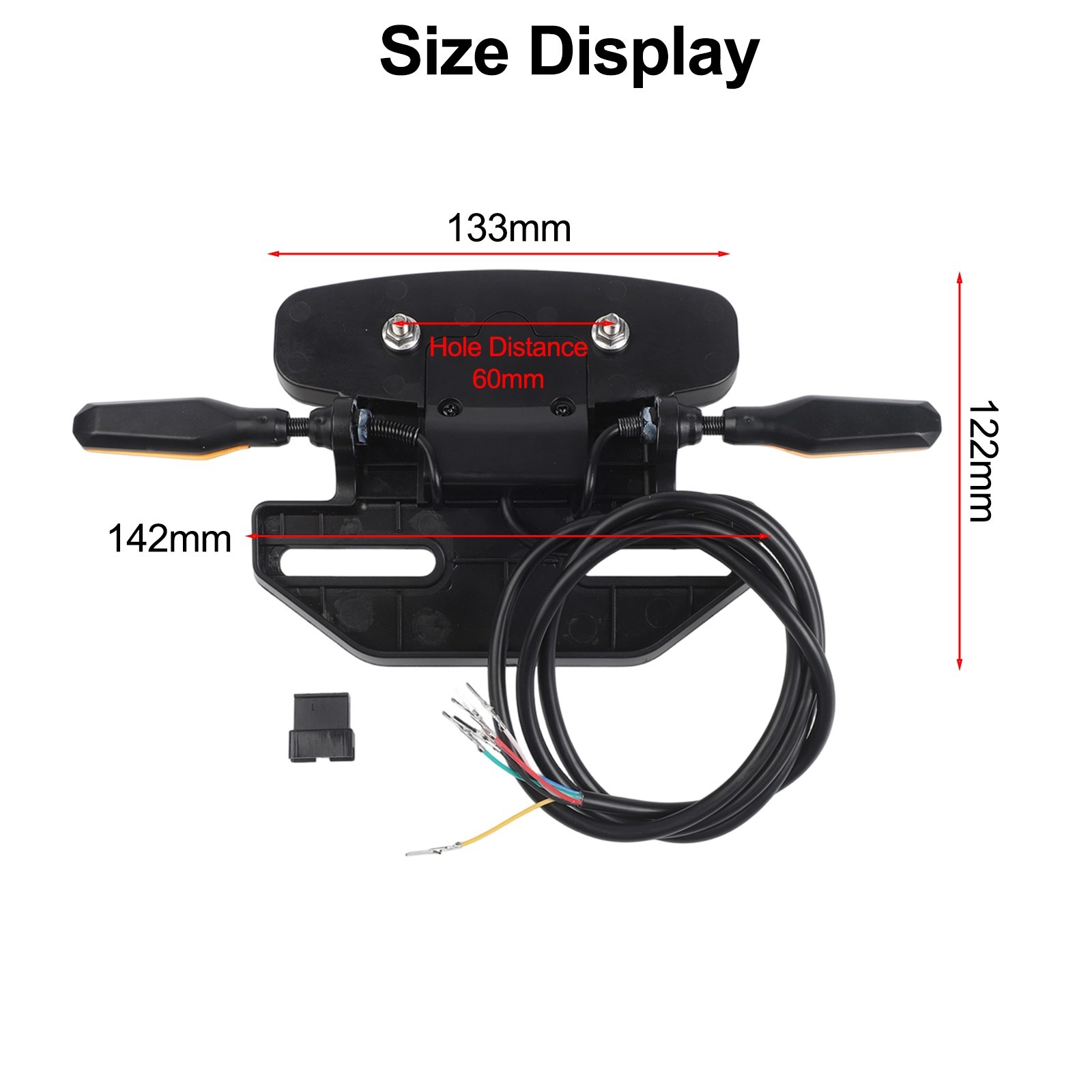 E-bike Taillight 6-Pin Connection IPX4 Waterproof Multiple Lighting Functions