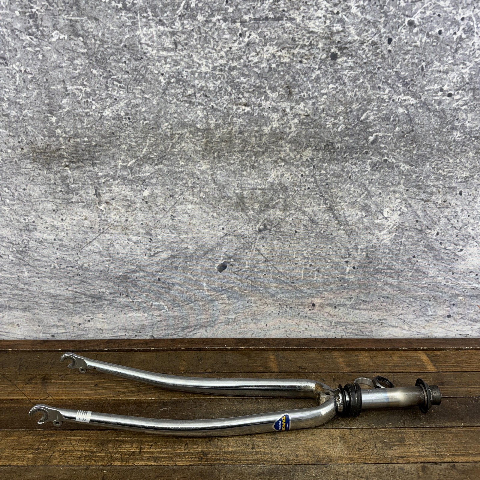 Vintage Tange CRMO 700c Fork 1 In Threaded QR SHORT Road Touring Japan Steel
