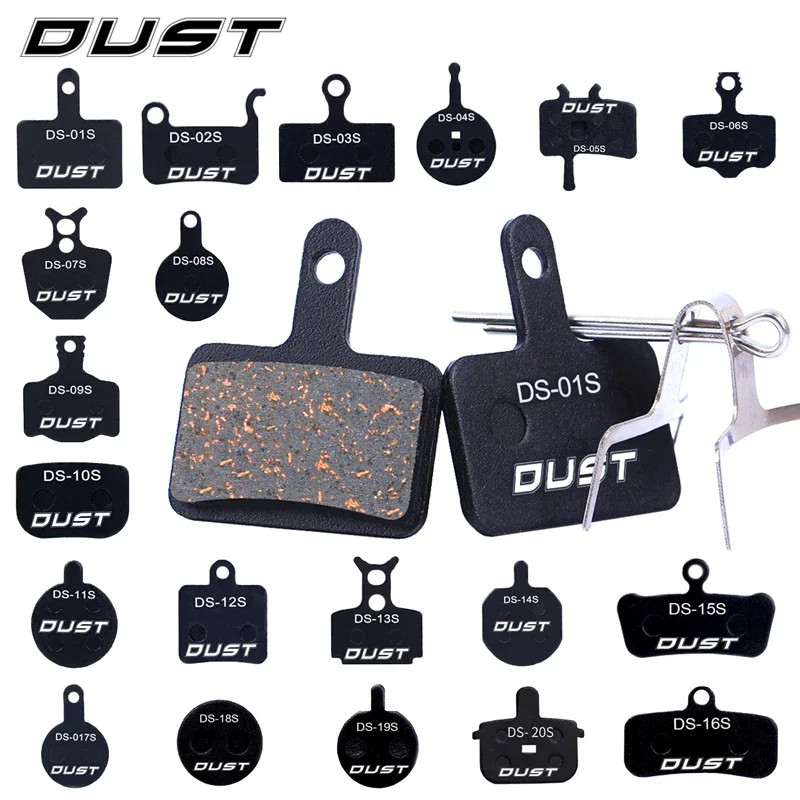 DUST Semi-Metal Disc Brake Pads Shimano XT XTR M315 SRAM Avid BB5 BB7 MTB