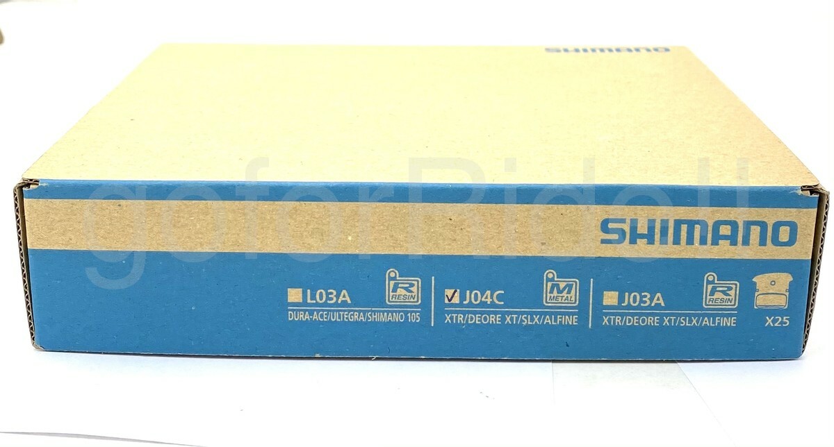 Shimano XTR,XT M9000/M8000 J04C Metal Disc Brake Pads W/Fin ICE TECH 1/2 Pair