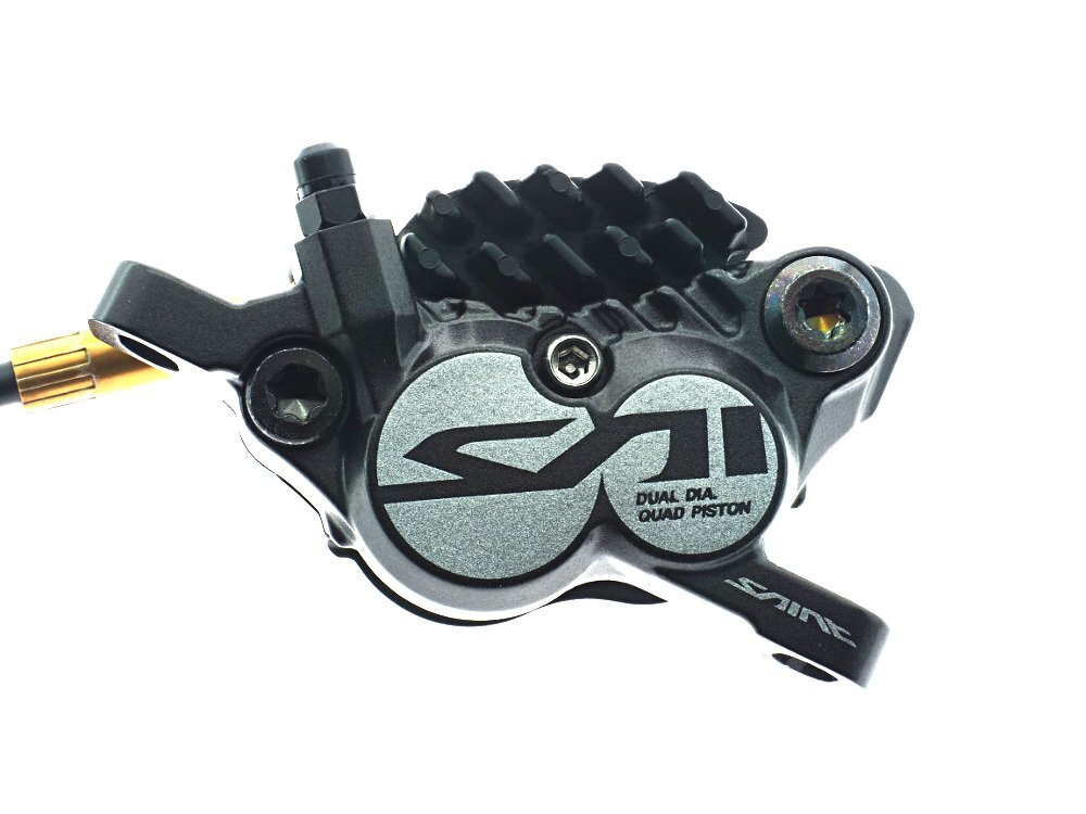 Shimano SAINT BL-M820-B BR-M820 4 Piston Brake Set w/Metal Fin Pads Front & Rear