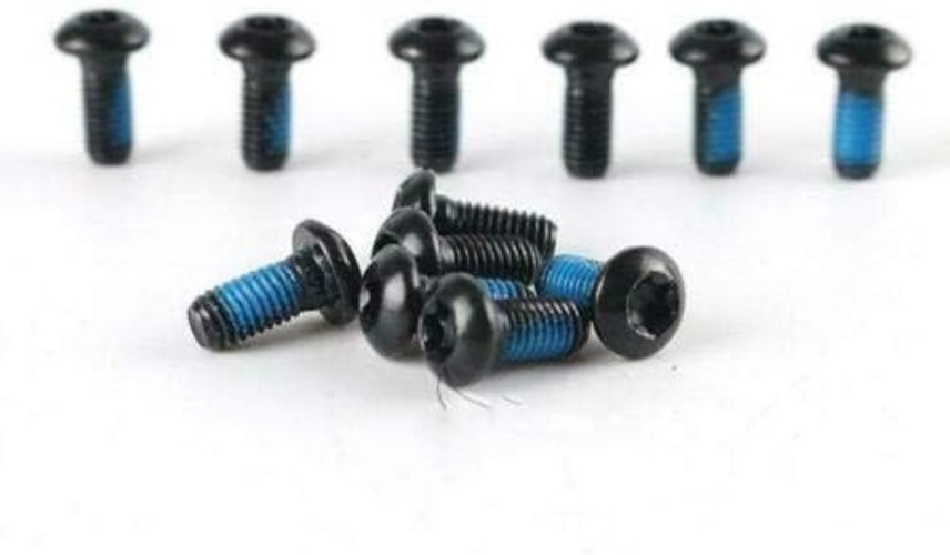 Durable M5x10mm Alloy Steel Bolts for MTB Disc Brake Rotors – 12 Pack