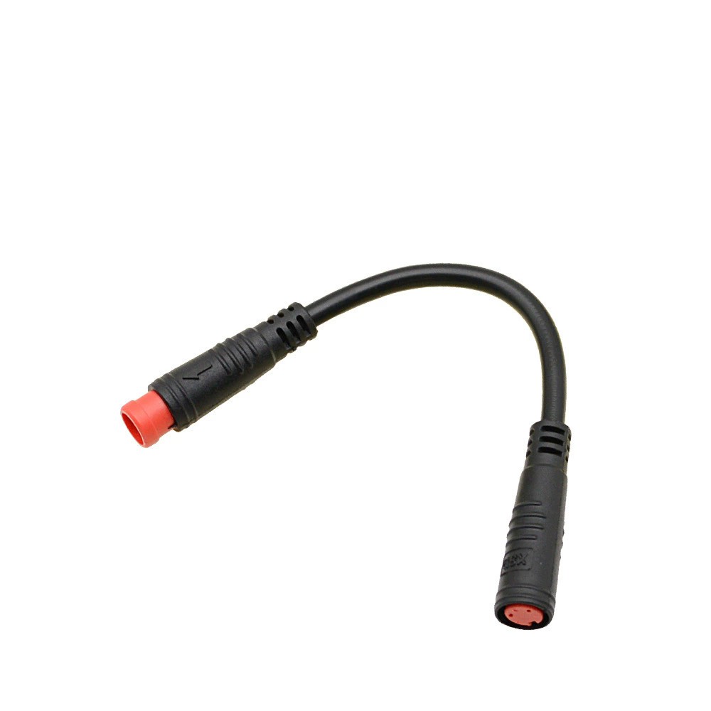 E-bike 2 Pin M8 Waterproof Plug Male to Female Adapter Cable Extension Cable