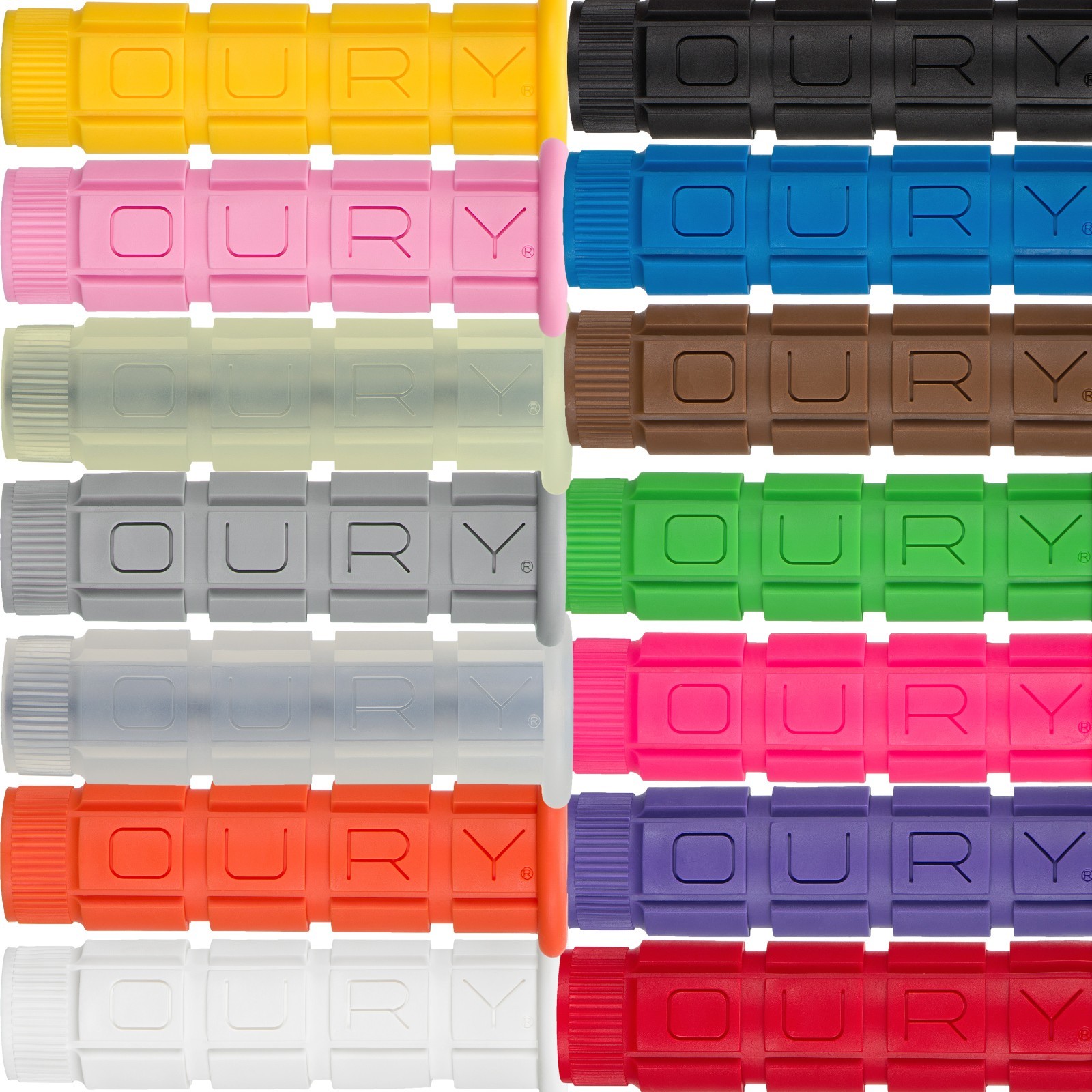 Oury Single Compound Bike Grip BMX – Mountain Bike – ATV Grips (Lizard Skins)