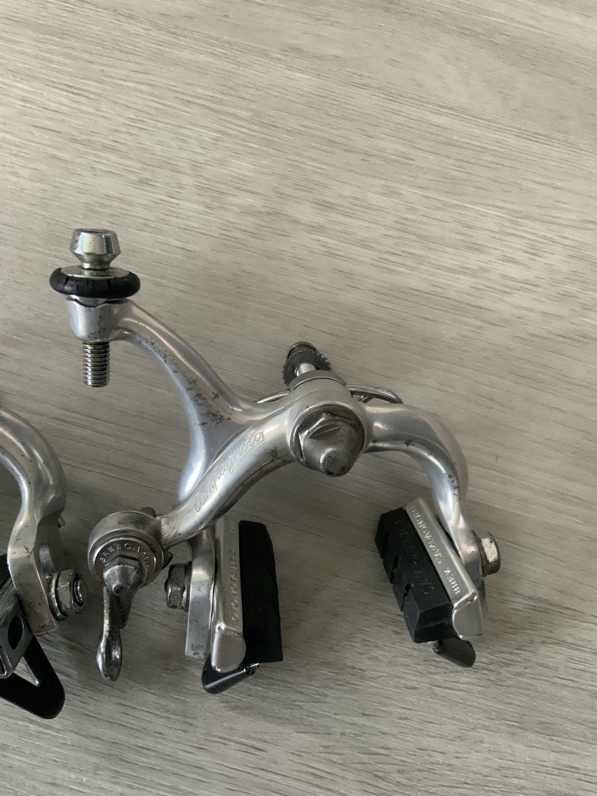 CAMPAGNOLO RECORD BRAKE CALIPERS 42-52 MM LONGER REACH RECESSED MOUNTS