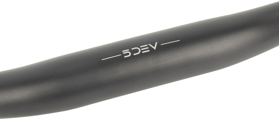 5DEV Alloy Handlebar – 35mm Clamp, 800mm, 30mm Rise, 7075 Aluminum, Black