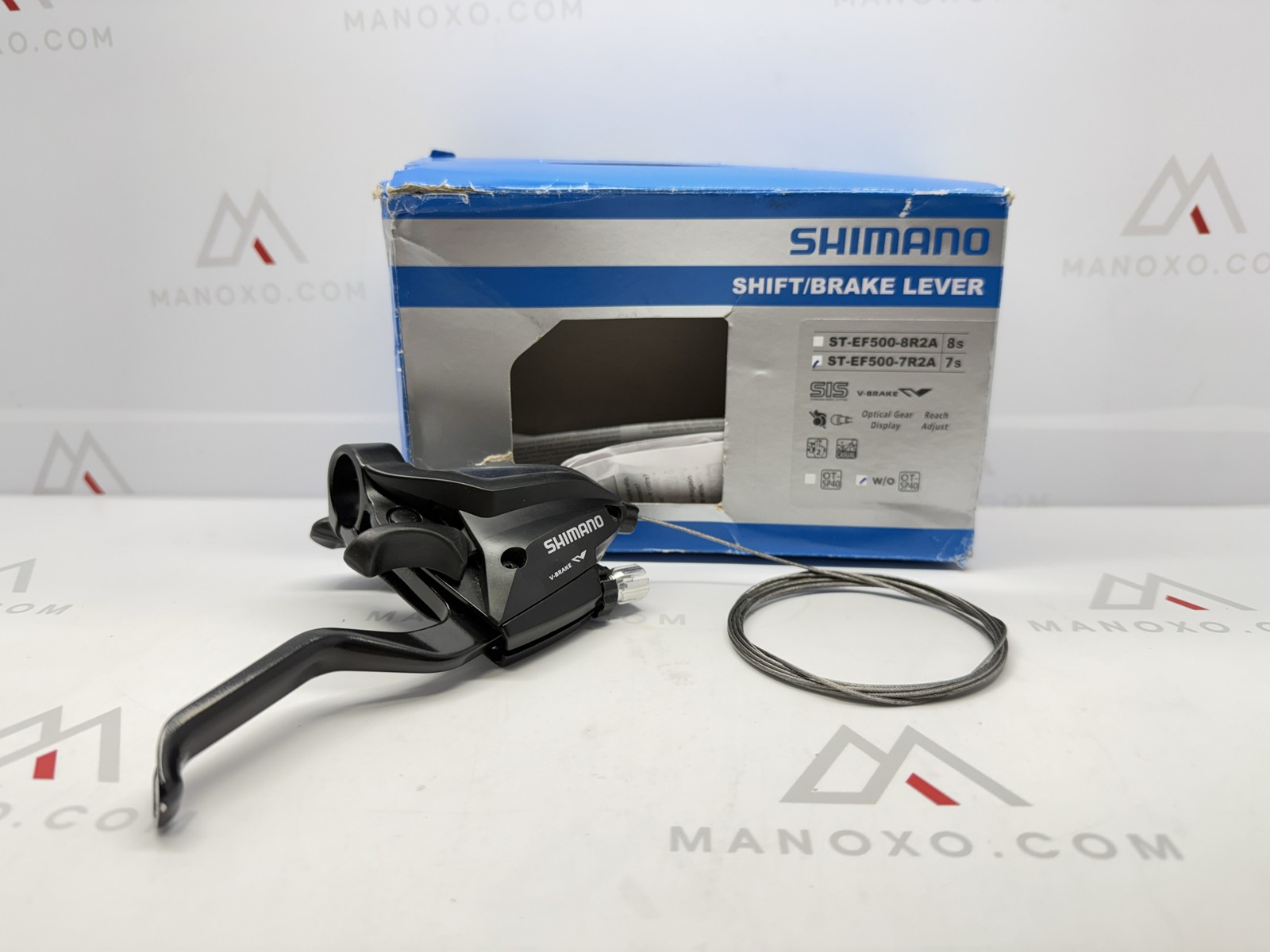 Shimano ST-EF500 7-Speed Brake/Shift Lever Set Black