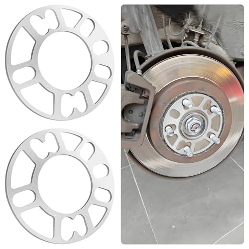 2PCS 5mm Car Wheel Spacers,Hubcentric Wheel Spacers 4 or 5 Lugs Universal-5mm