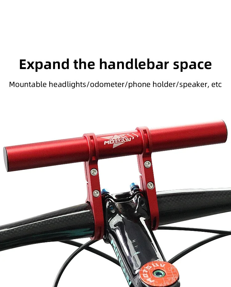 10/20/30cm Bicycle Handlebar Extended Bracket MTB Headlight Mount Extented Bar