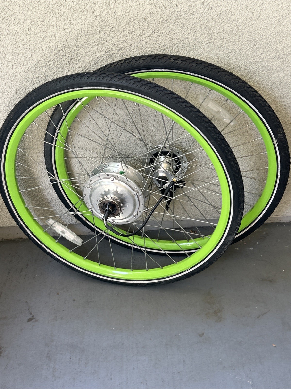 Bafang 36V 250W Rear Hub DC Motor & Shimano Inter M Nexus Front 26″ Wheels Kit