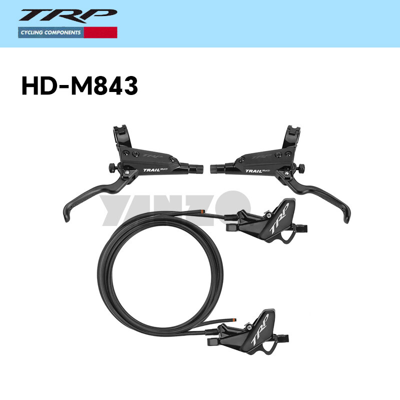 TRP TRAIL EVO HD-M843 Hydraulic Disc Brake Set Front Rear Enduro E-Bike 4 Piston