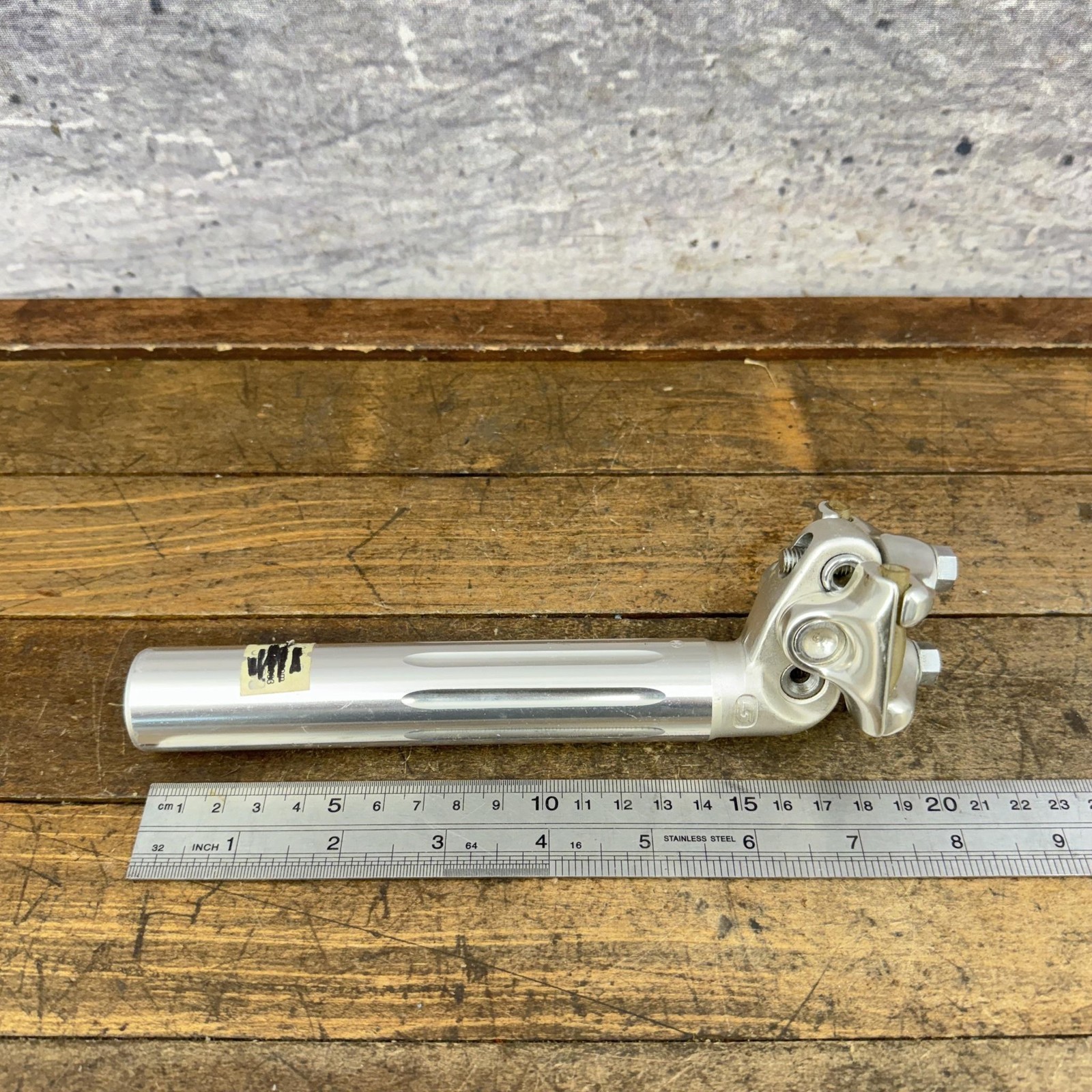 Vintage Sugino Mighty Seatpost 26.8mm Silver Alloy 210mm Japan 255g Road MTB