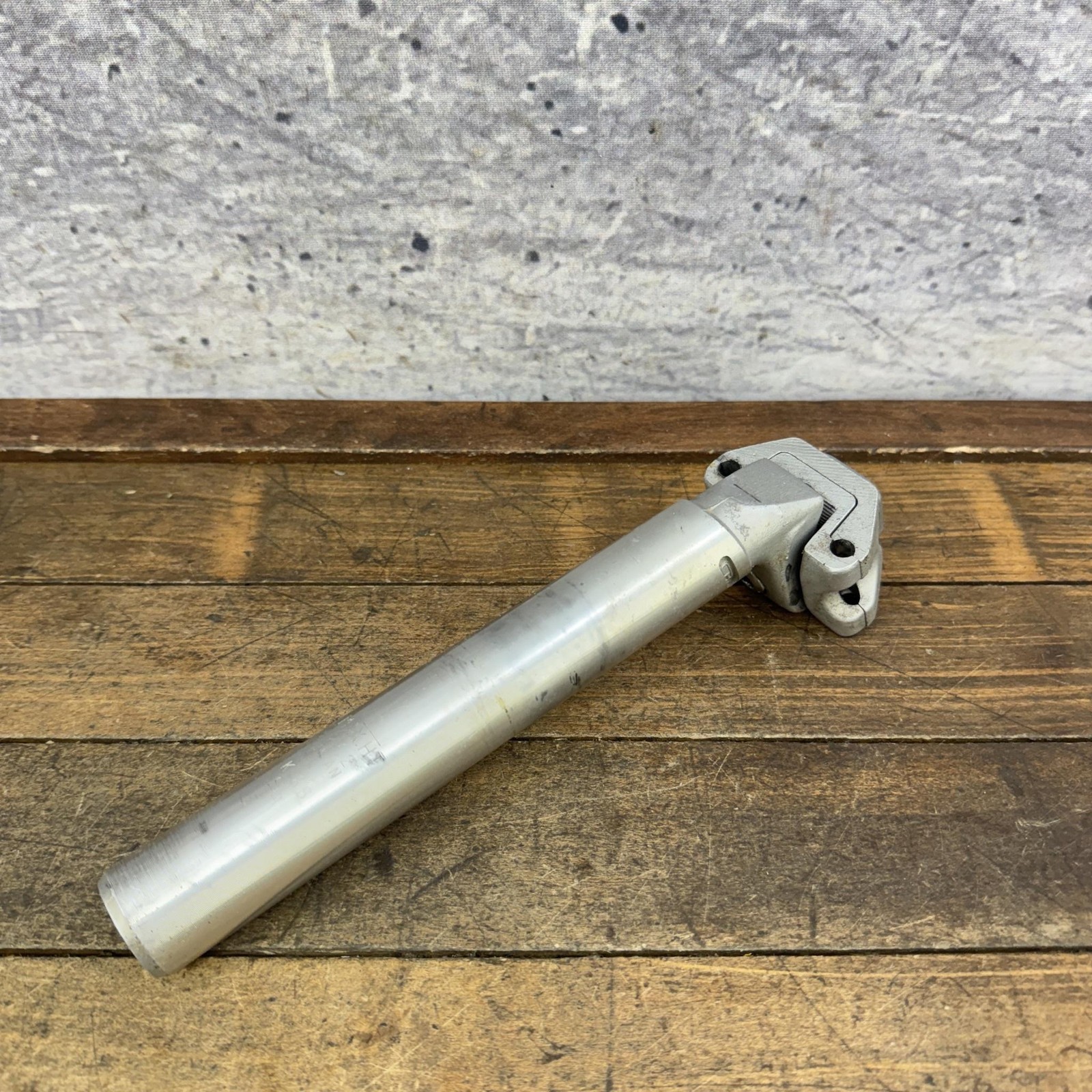 Vintage SR Sakae CR Seatpost 27.2mm Silver Alloy Japan K-86 320g Road MTB 1986