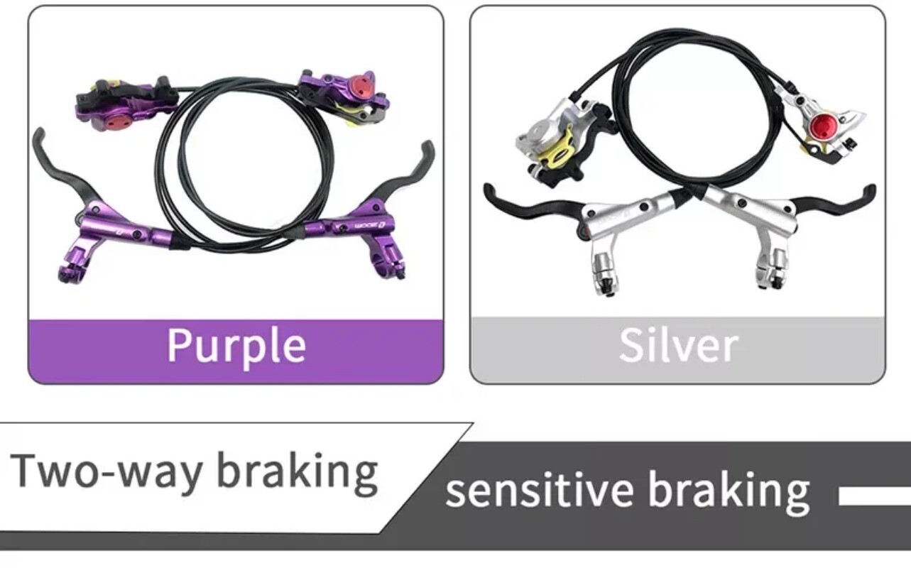 MT200 Mountain Bike Hydraulic Oil Brake Disc Brake Set Front Rear 800mm/1400mm