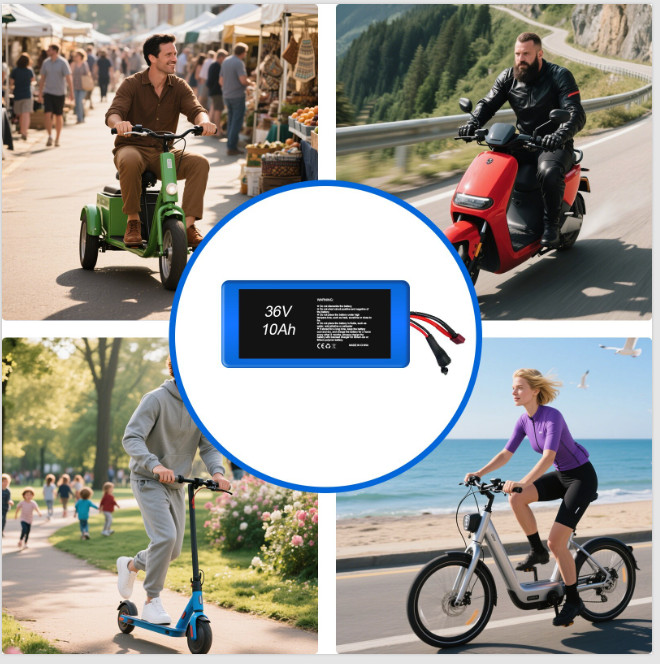 36V Ebike Battery 36V 10Ah Electric Bike Lithium Li-ion Battery Pack for Scooter