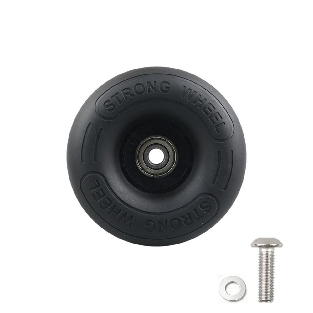 For brompton Bike Upgrade 74mm Silent Wheels PP TPE Material Easy Push