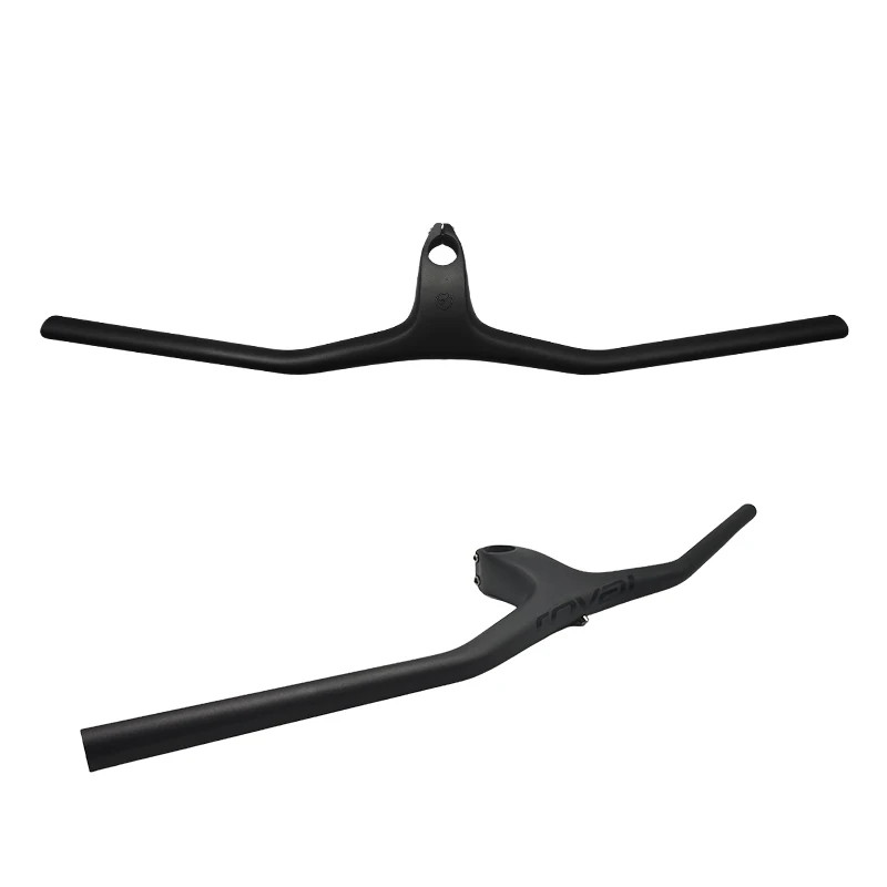 XC Mountain Bicycle Riser/Flat Handlebar Carbon Integrated Handlebar 660mm-780mm