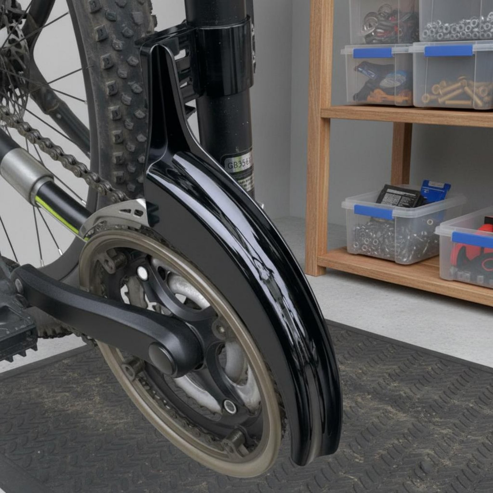 Bike Chain Guard Keeps Clothes Clean Cycle Chainring Guard Prevents Oil Stains