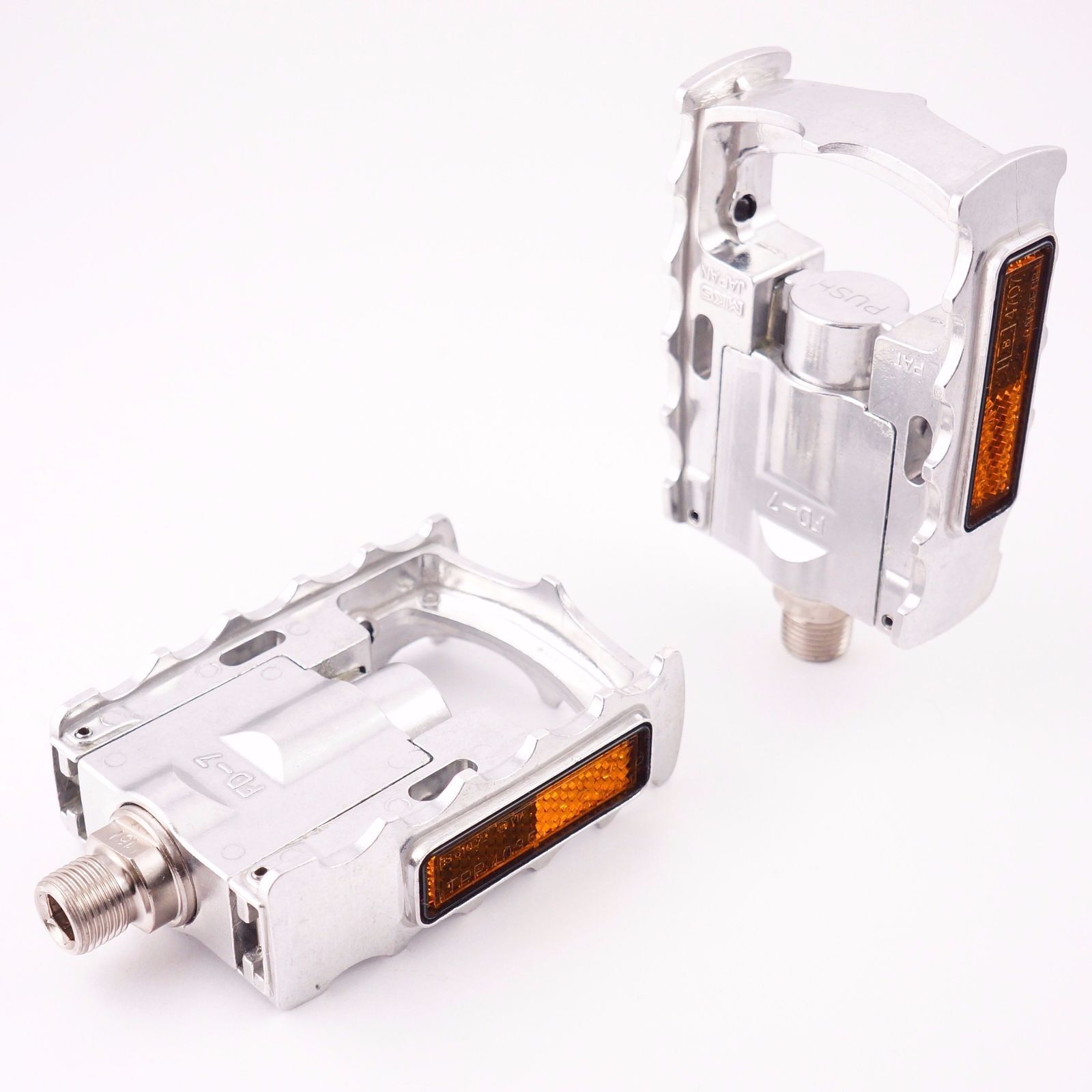 MKS MKS FD7 Folding Platform Pedal 9/16″ Fixed Urban – Silver / Black