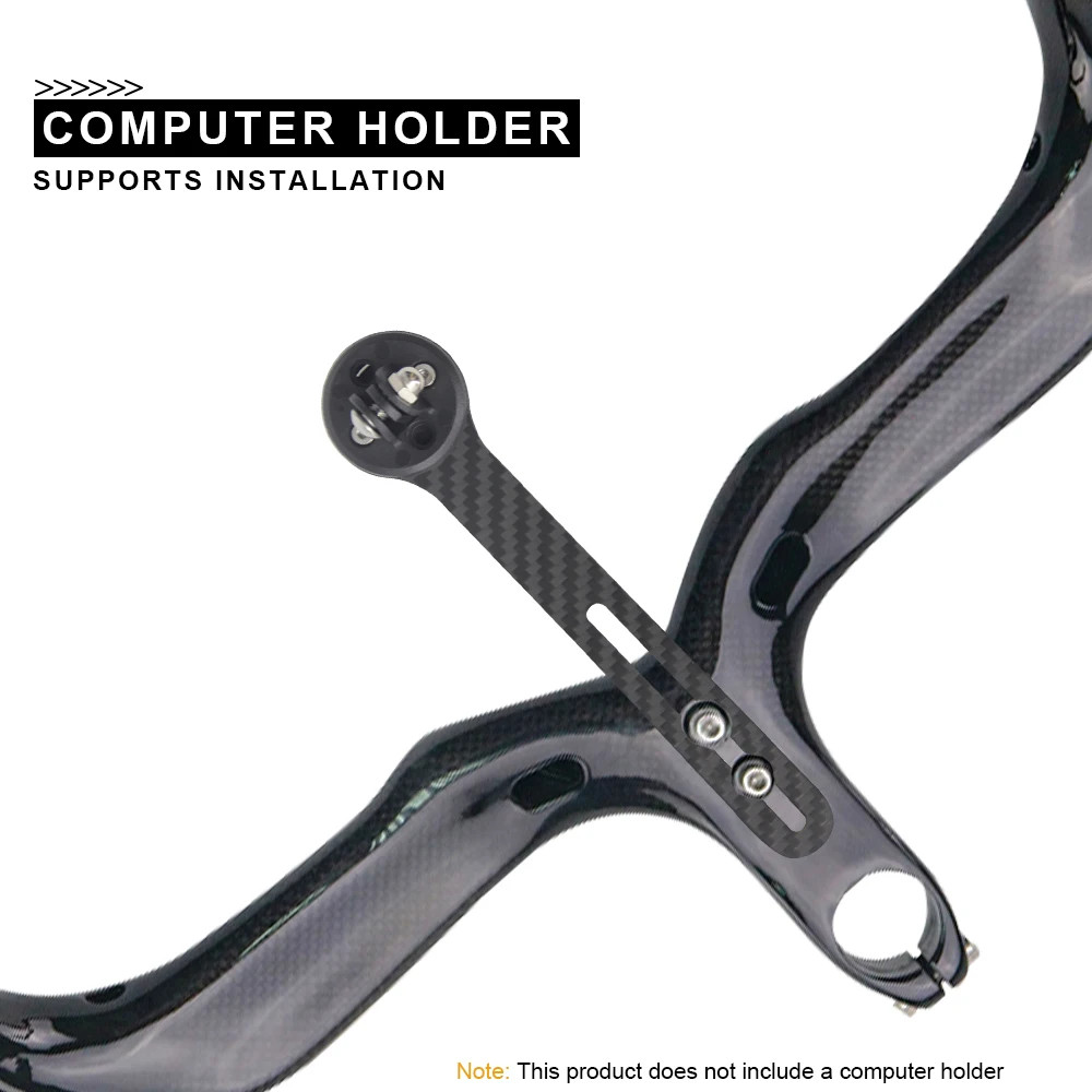 Integrated Carbon Bicycle Handlebar, Road Bike Drop Bar 400mm, 420mm, 440mm