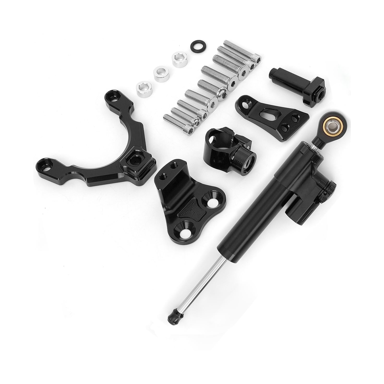 PROCNC Motorcycle CNC Aluminum Steering Damper with Stabilizer Mounting Brack…