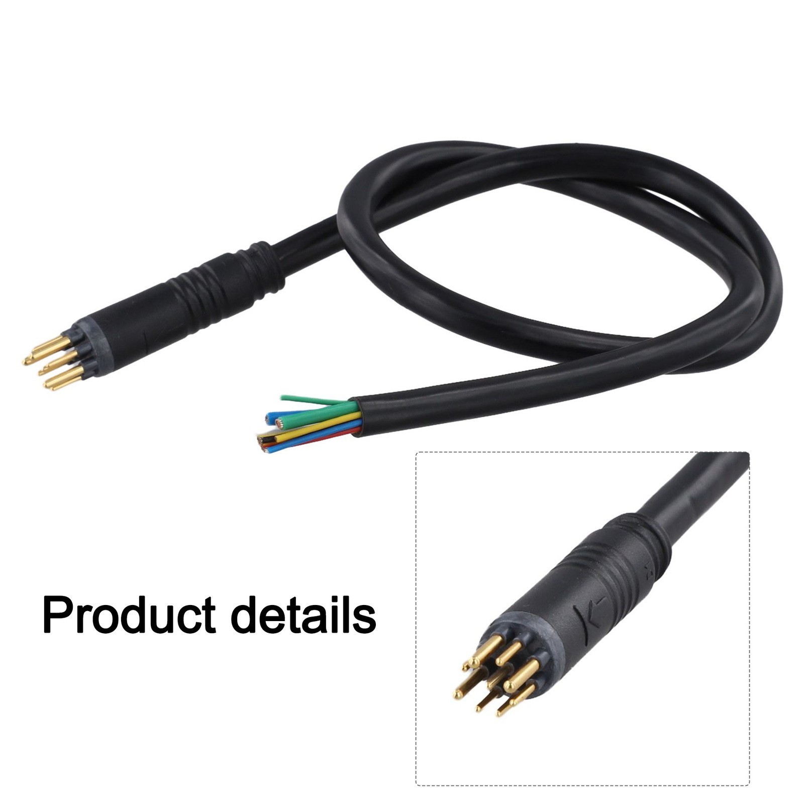 9 Core Male Female Connector Cable for Ebike Motor For bafang 40cm 120cm Length