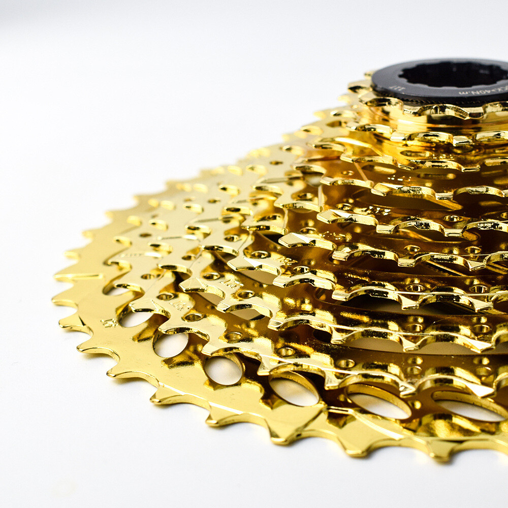 VG SPORTS 8 9 10 11 Speed Bike Cassette Gold For SRAM SHIMANO 28T 32T 36T 42T