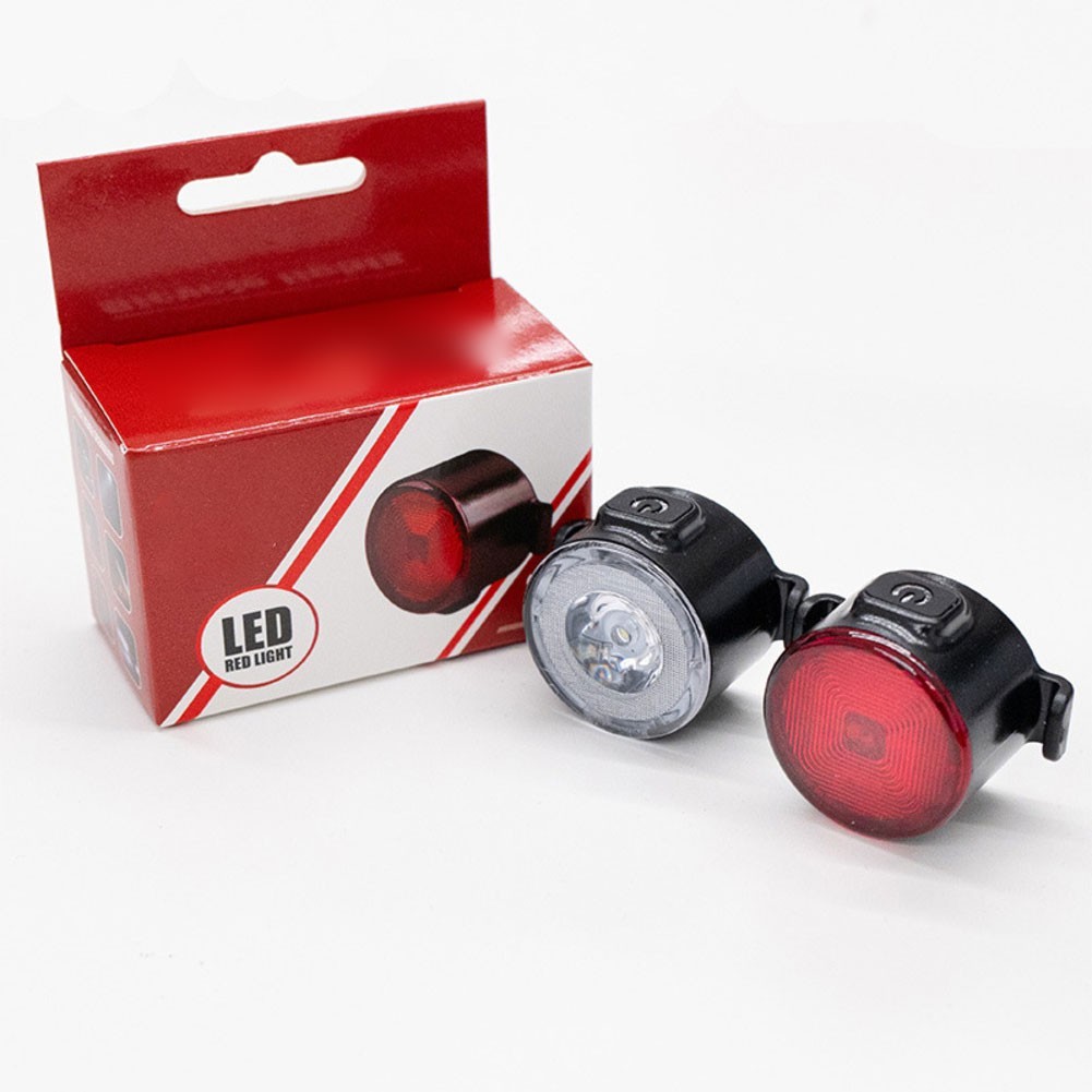 Waterproof LED Bike Lights Set USB Rechargeable Front and Rear Safety Lighting