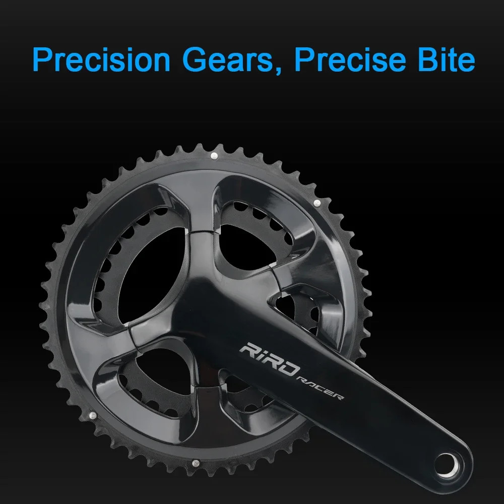 RIRO RACER R9 Road Bike Crankset 170mm 110BCD 50-34T 53-39T Double Chainring