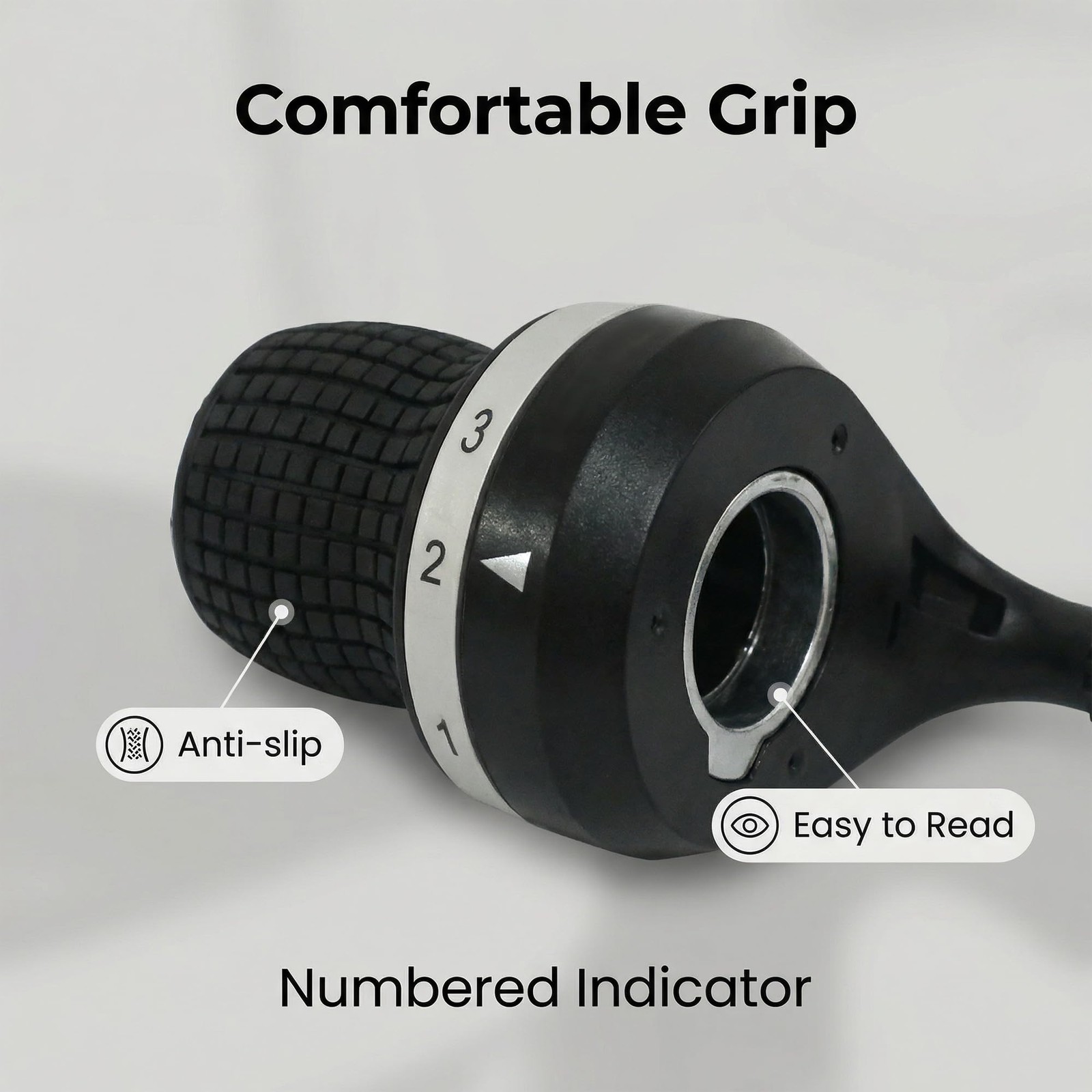 Tailcle 3×7 Speed Bike Shifter Set, 21 Speed Twist Grip Gear Shifters with Ca…