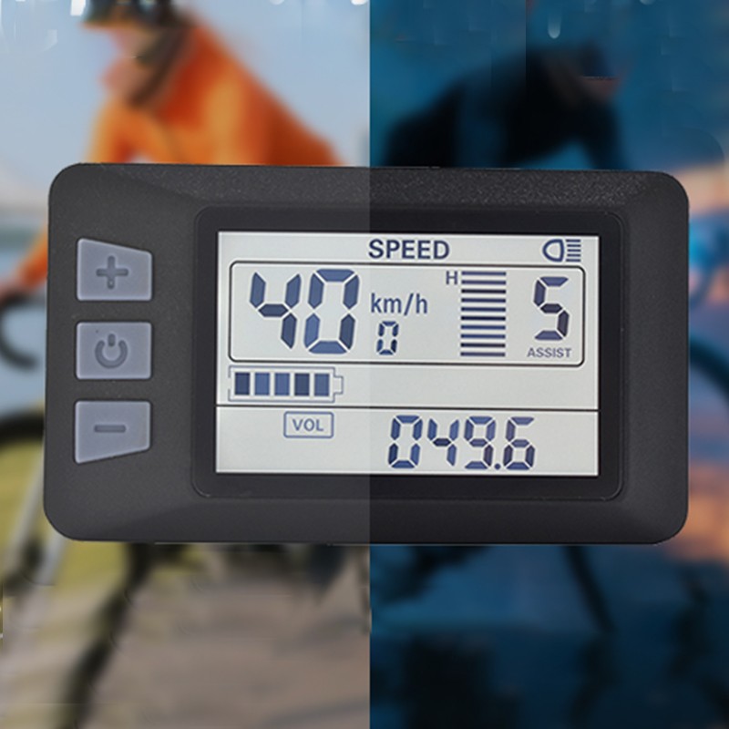 P3H UART2 Fahrradcomputer Fahrradtacho Rennrad LCD Mountainbike Display