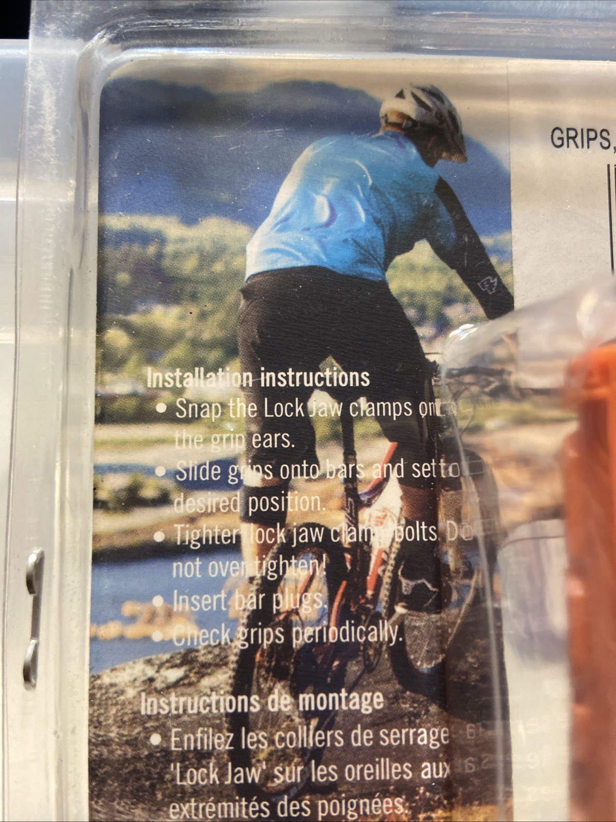 Race Face Half Nelson Lock-On Grips (Orange) [AC990061]
