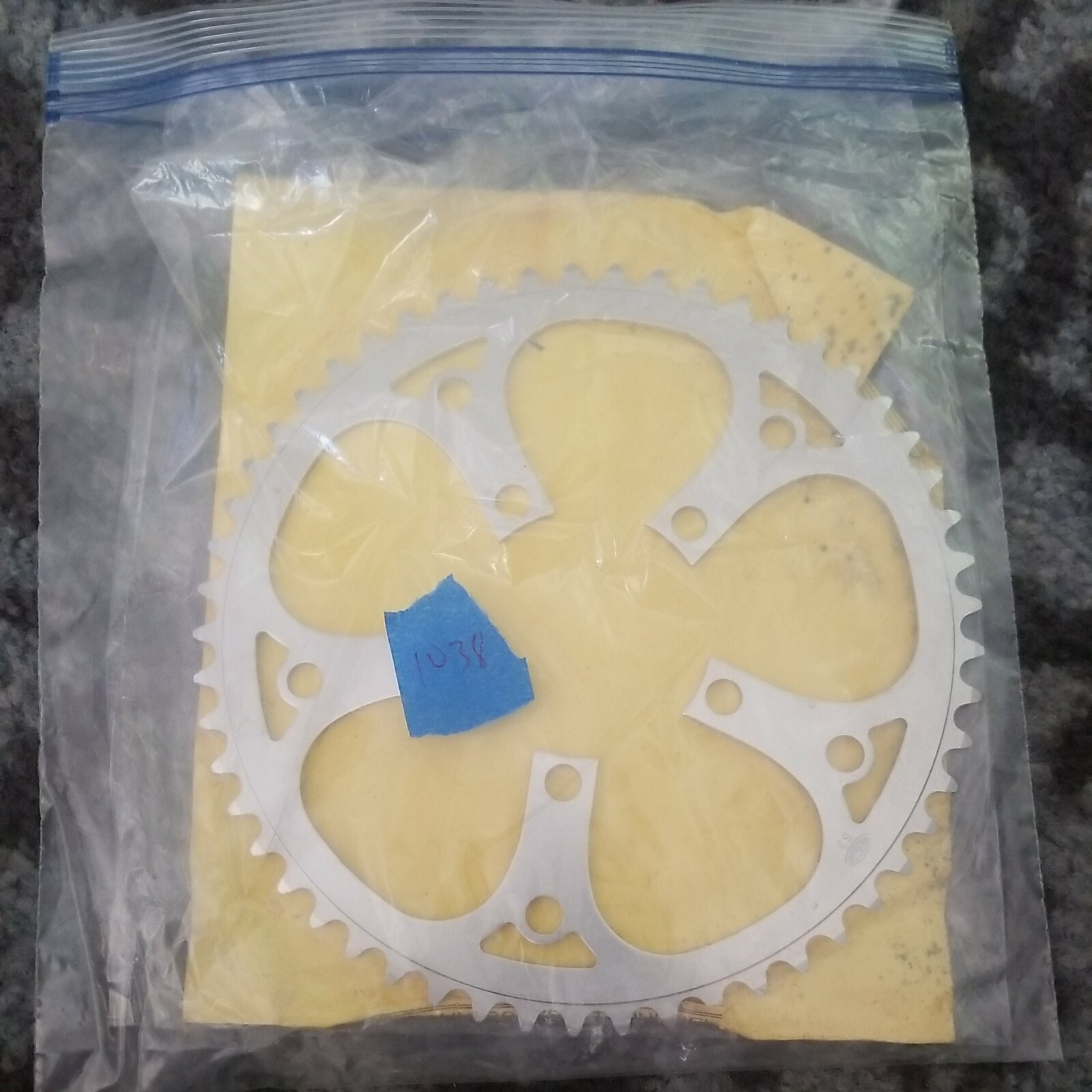 [1038]Stronglight 53T 86BCD Vintage Road Chainring- NEW / NOS NIB