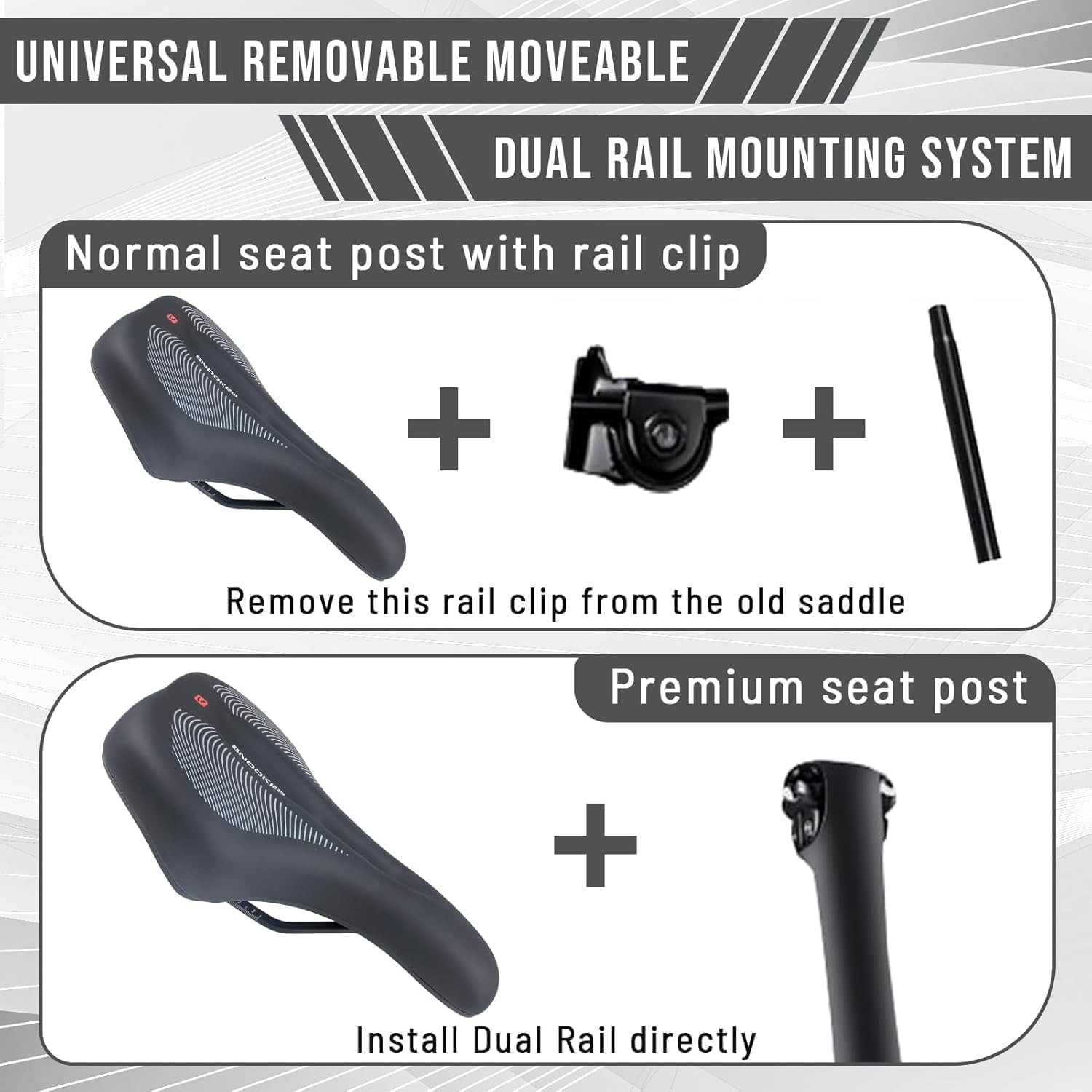 Compatible with road bikes, mountain bikes and exercise bikes for all riders