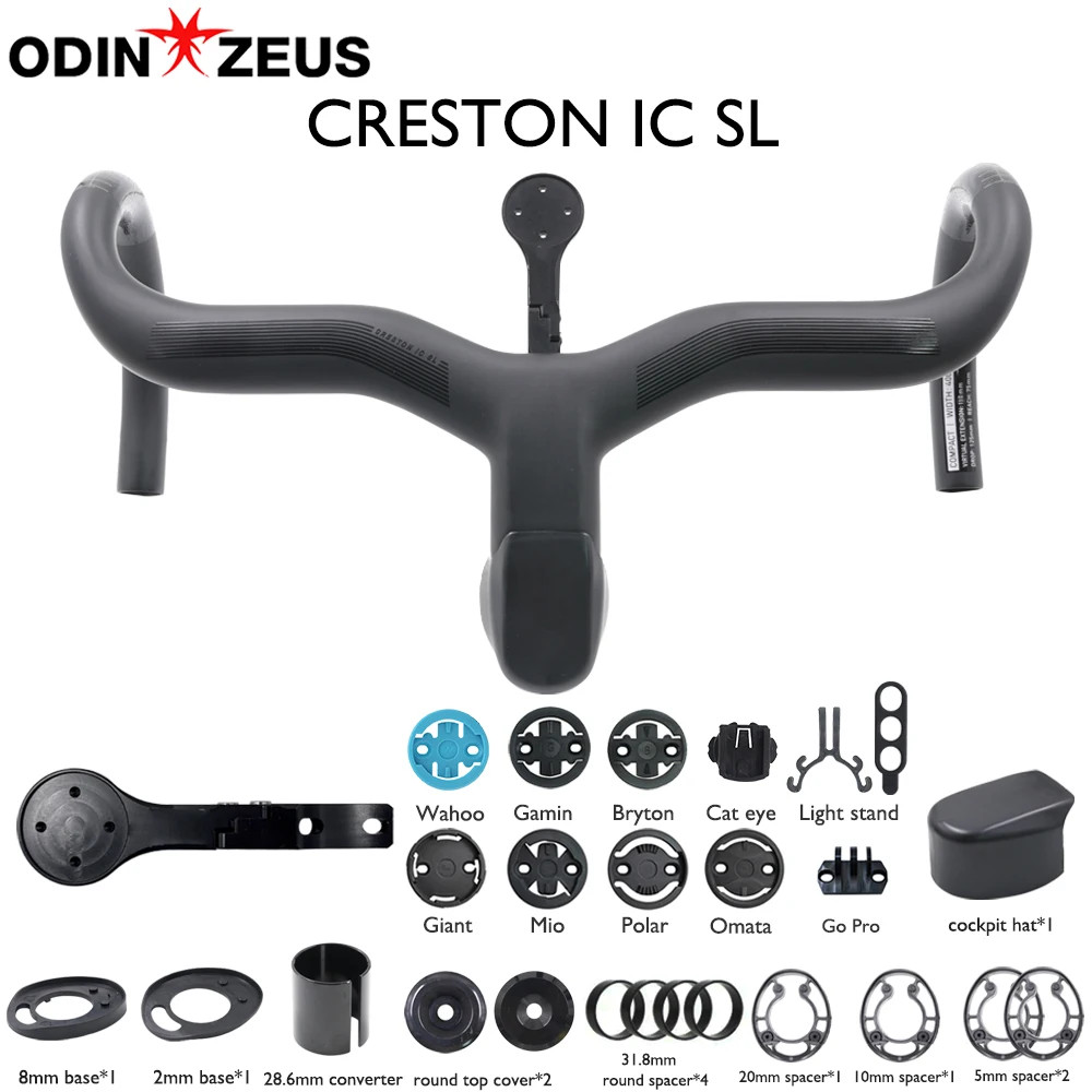 Carbon Fiber Road Bike Drop Bar Short Reach Shallow Bend 380-440mm Width