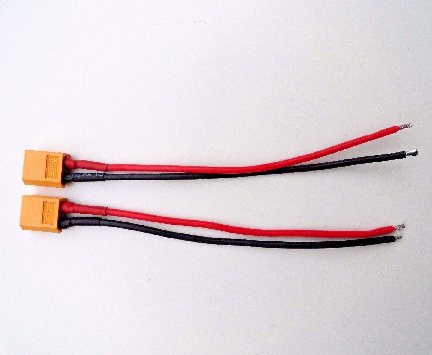 2pcs XT-60 XT60 Male Connector Plug 15cm 14AWG Silicon Wire RC Lipo Battery