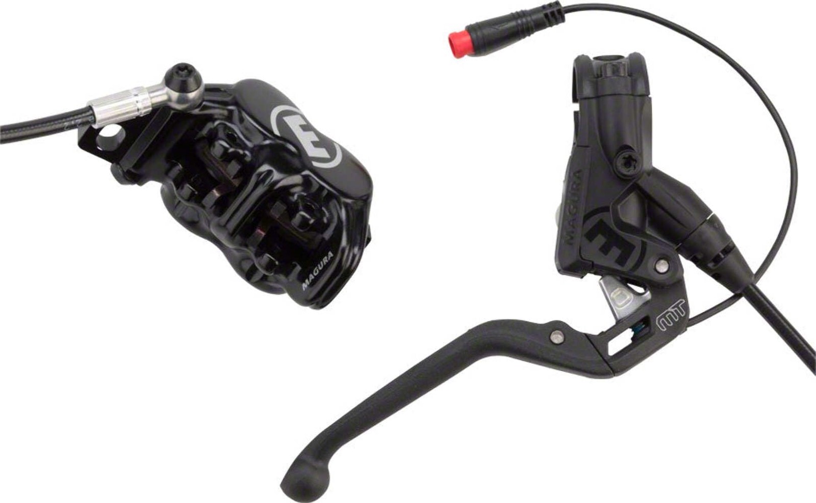 MT5e eBike Disc Brake and Lever – Front or Rear, Hydraulic, Post Mount, Black