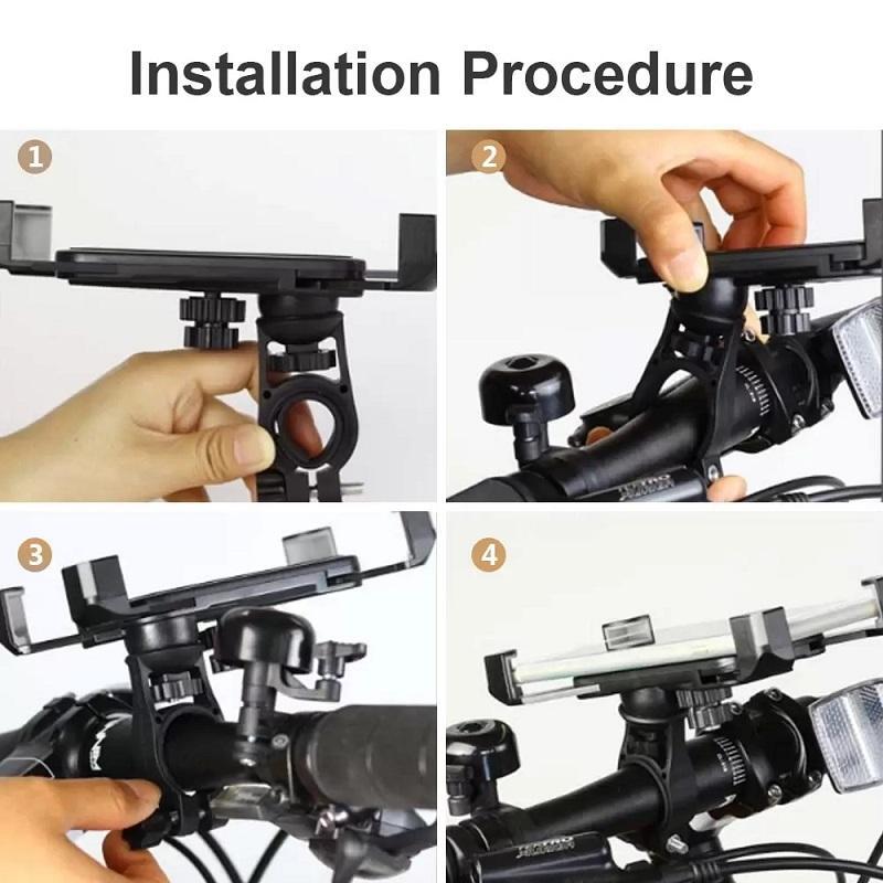 PHONE MOUNT UNIVERSAL handlebar SAFETY FOR Cycling Bikes Bicycles GPS Navigation