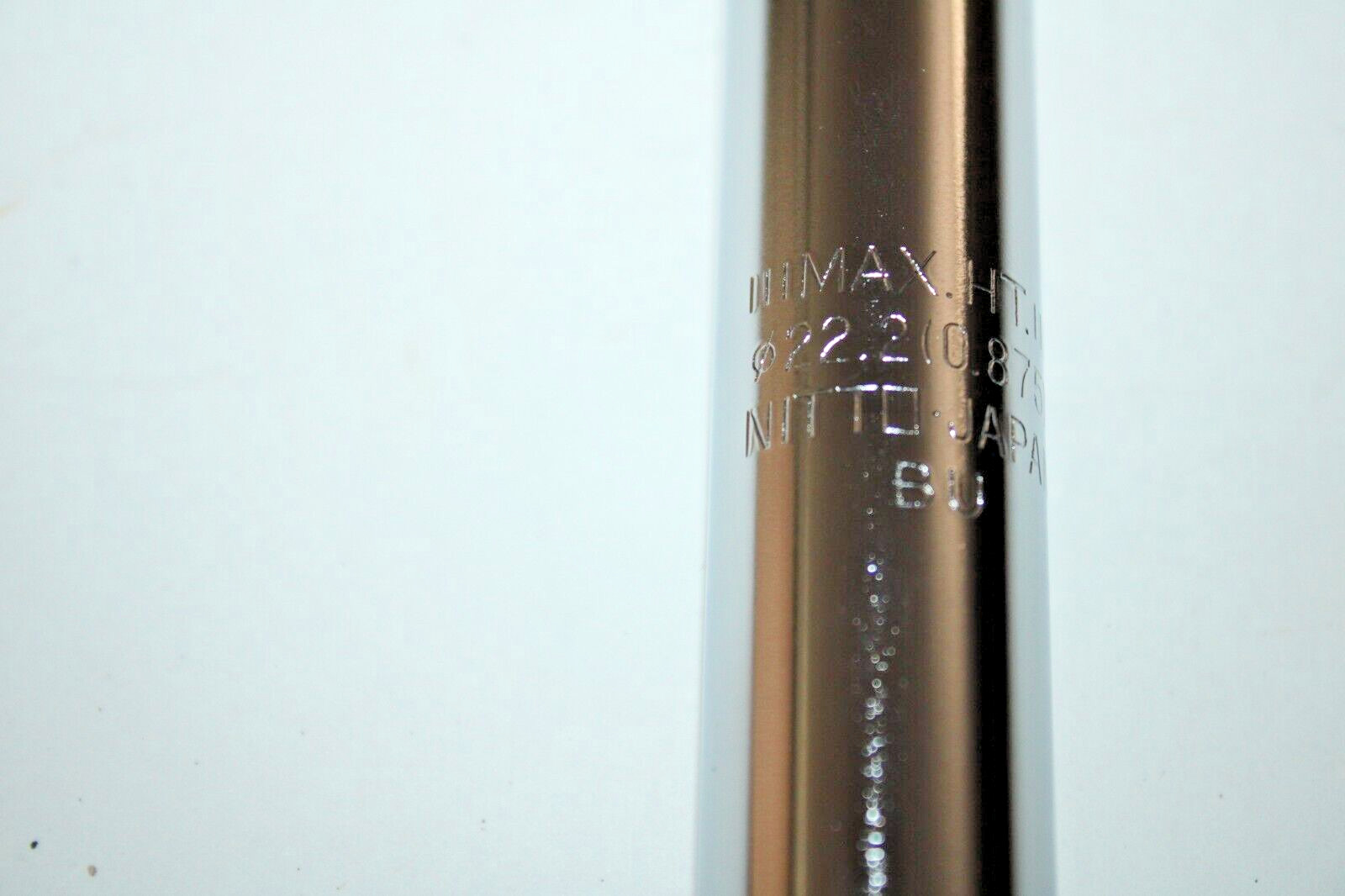 Nitto SP-4 BMX Bike Seatpost 22.2x360mm Silver Zero Offset Chromoly USA Shipper!