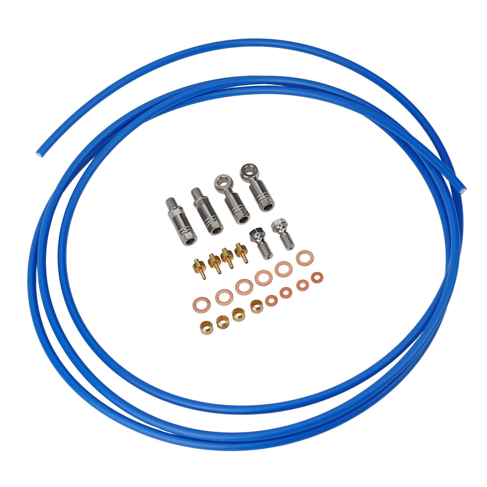 ABS + Metal Disc Brake Hose Connector Kit For Hope Line,Tube Length 2.5m Kit