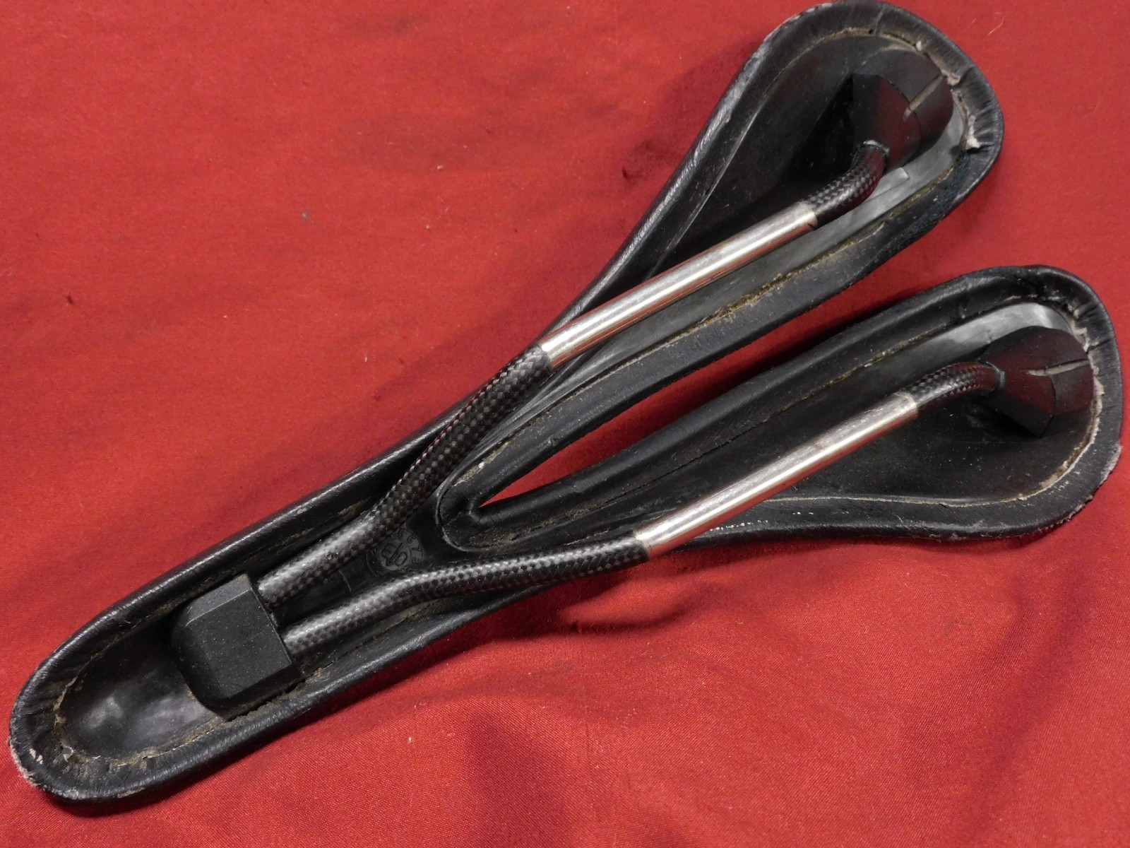 2003 Selle Italia Titanium Rails Flow Gel Saddle Made in Italy 185 grams