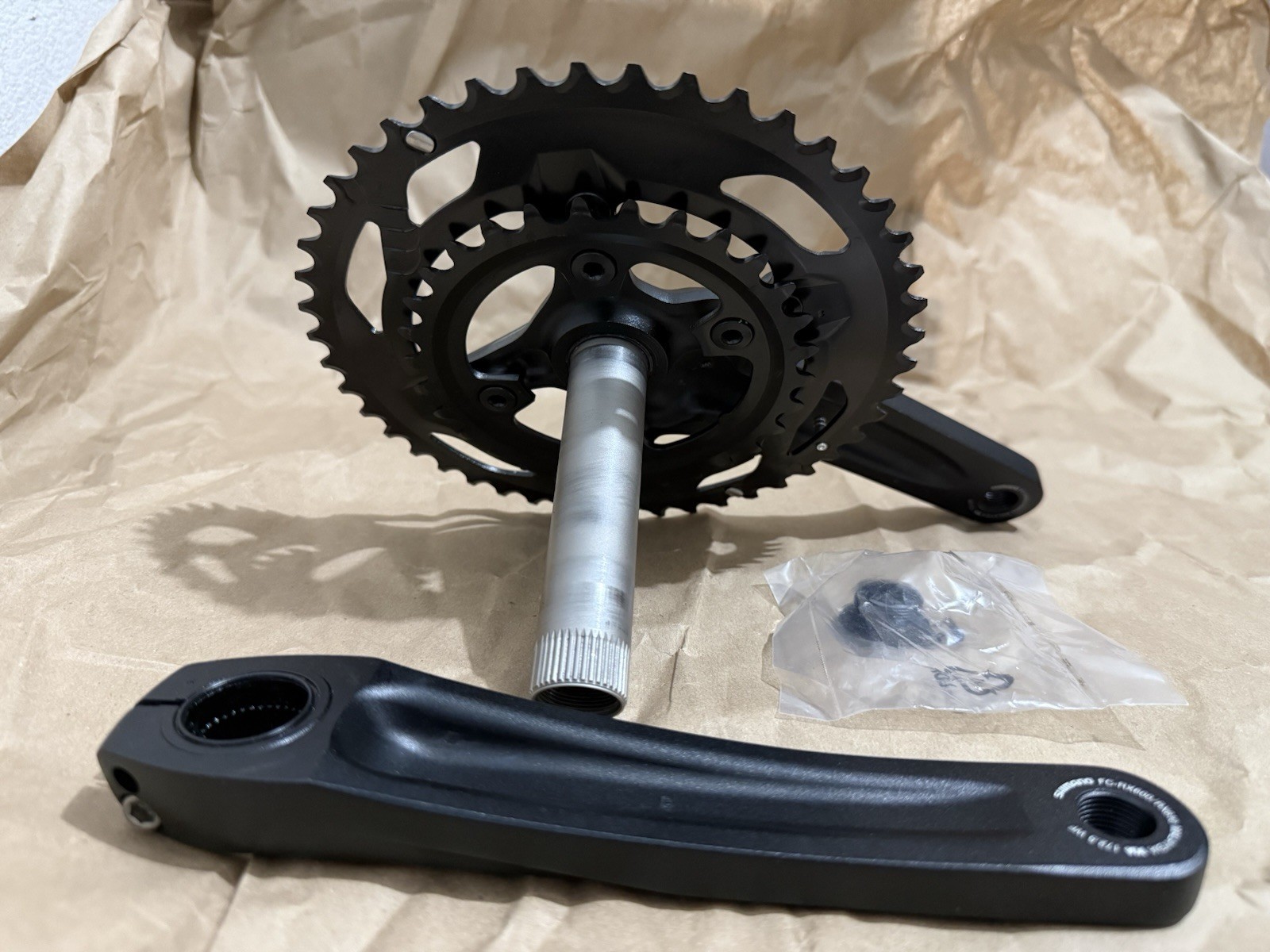 Shimano GRX FC-RX610 46/30T 172.5mm 2×12 Crankset NEW Take-Off Canyon Grizl AL 7