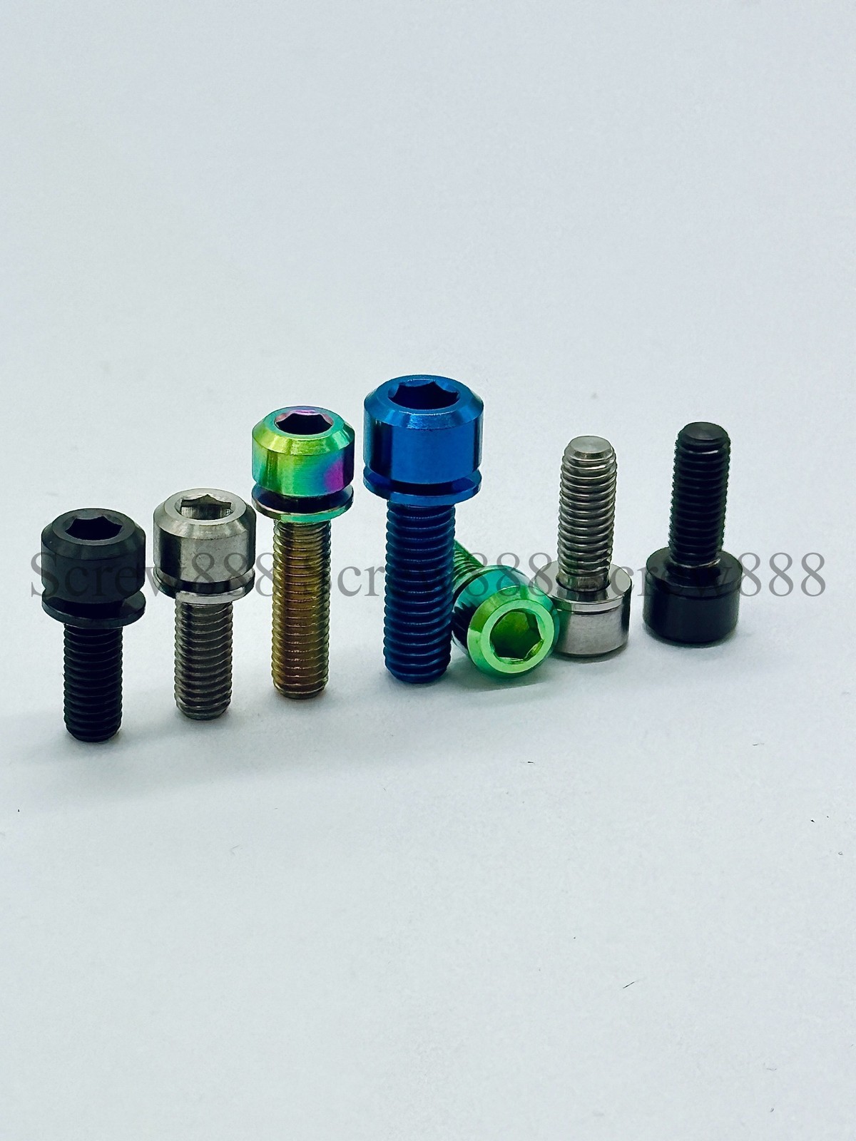 Titanium Bolt M5/M6x14 16 18 20 30mm Hex Screw For Bike Stem Bolt With Washer