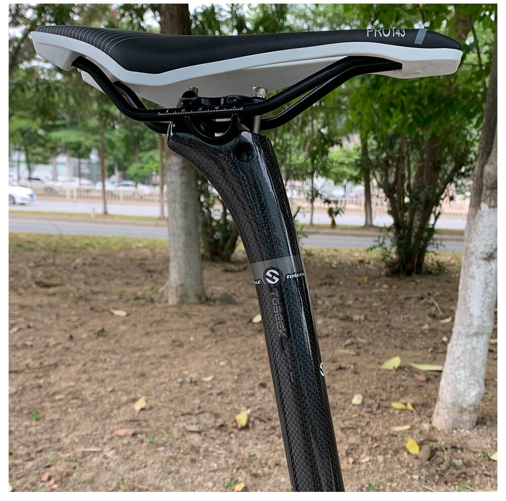 Carbon Seatpost Mtb Offset 20mm Retractable Seat Tube 27.2/30.8/31.6mm Seat Post