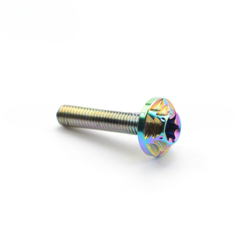 Milling flower head Titanium screw M8x15 20 25 30 35 40mm Disc brake Bolts